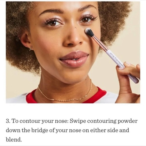 NWT Elizabeth Mott Lavender Taper Makeup Blending Brush - Picture 5 of 6